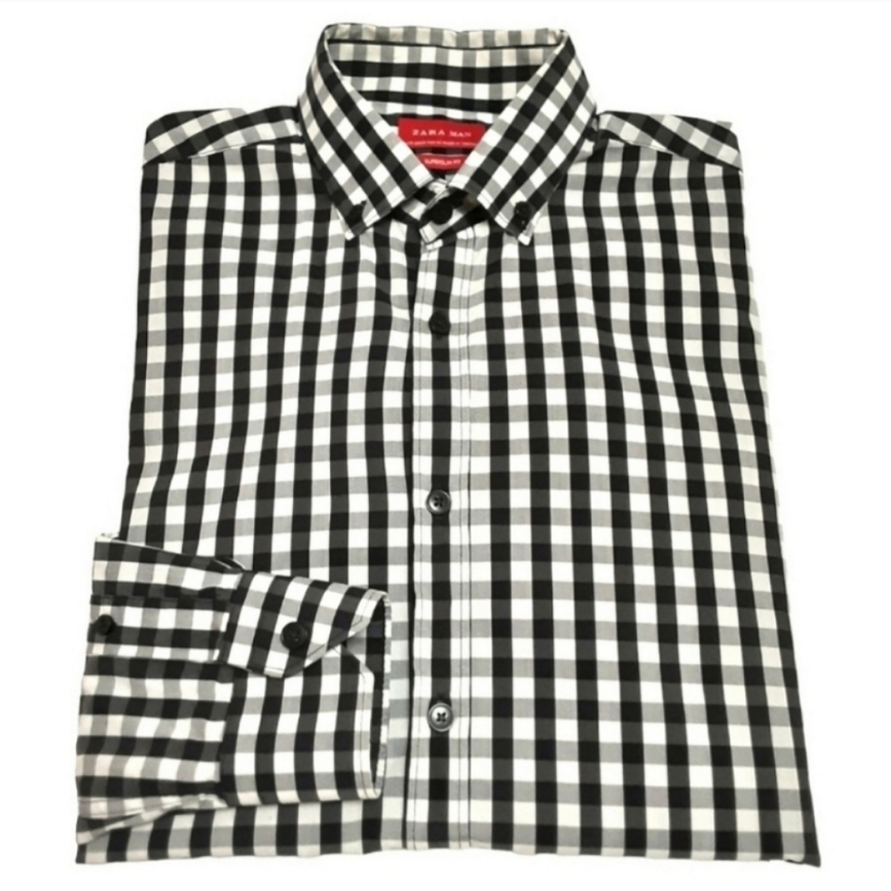 Zara Button Up Shirt Mens Medium
